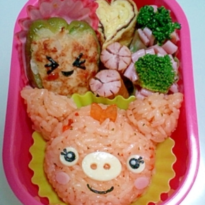 ぶたさん☆お弁当